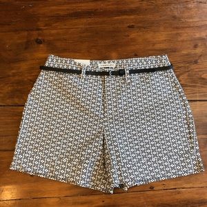 Catherine Malandrino shorts w/belt